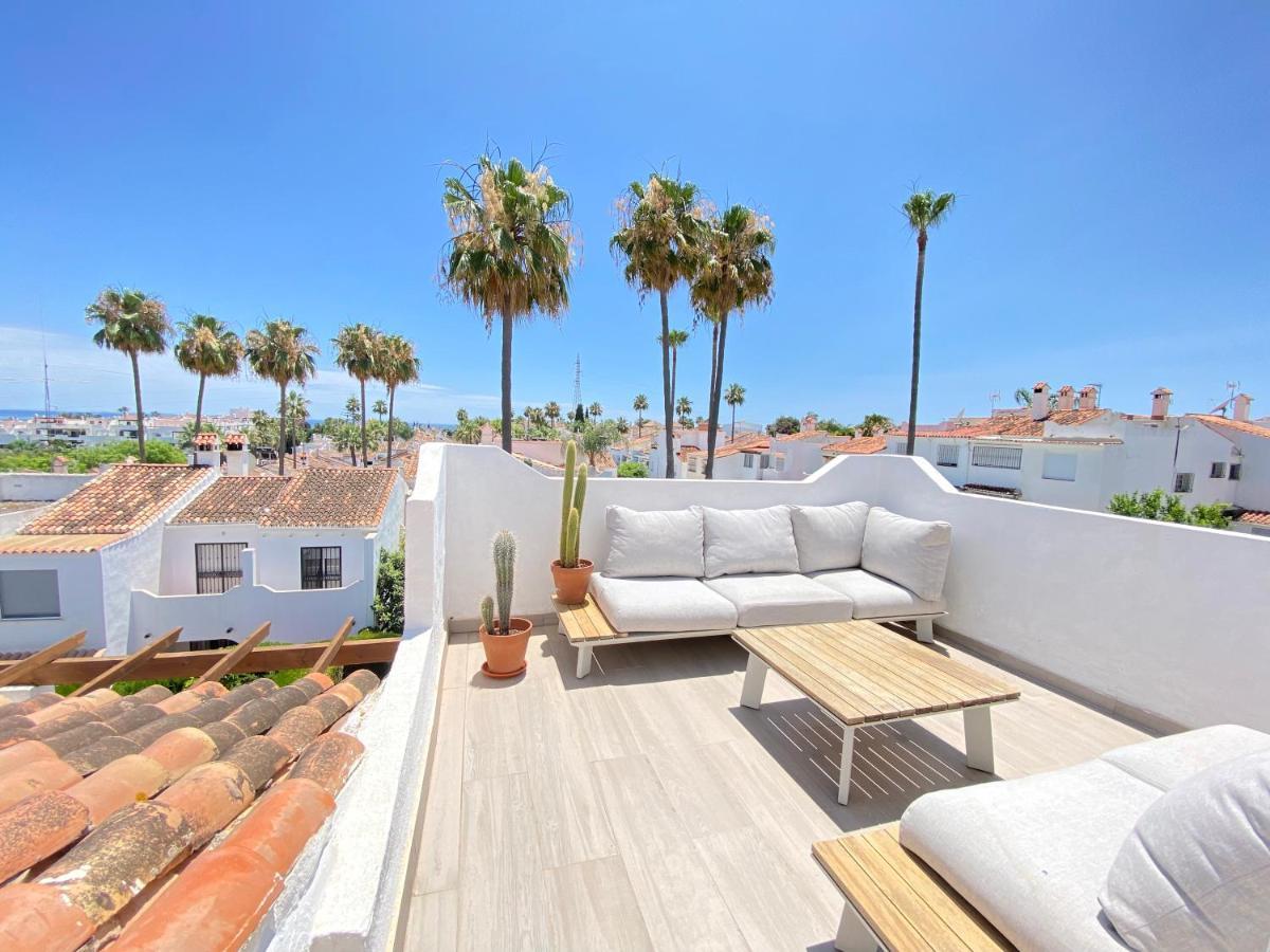 Townhouse W/Sea View & Garden Estepona Exterior foto